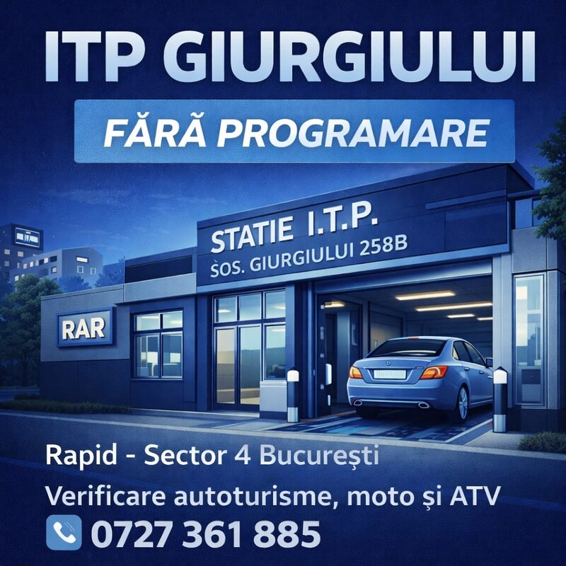 ITP Sector 4 – Autoturisme si Autoutilitare 3,5 t – Sos. Giurgiului